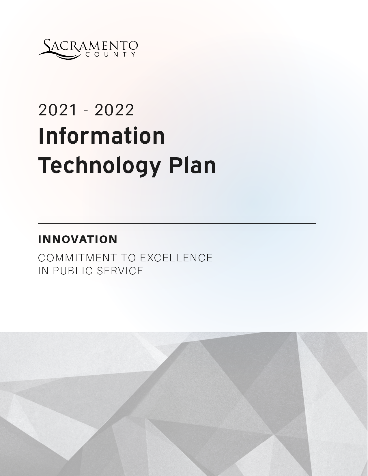 2021-22 IT Plan Cover image
